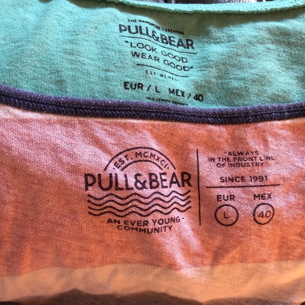 2 men’s pull&bear bro tanks